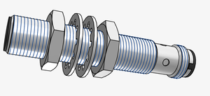 MT-BALLUFF BES M12MI-PSC40B-S04G สวิตช์ตรวจจับแบบไม่สัมผัสคุณภาพสูง BES0068 กระบอกสูบ M12x1 10~30 VDC -25...70 .C - Product Image 2