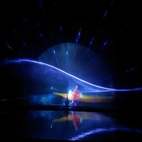 Water Faery Kommerzieller Outdoor-Laser-Projektions-Wasserbrunnen Filmbildschirm Edelstahl 304 für Nacht-Wassershows