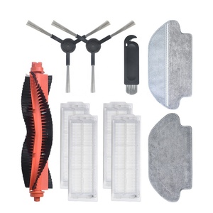 Kit de accesorios de repuesto, cepillo lateral principal, filtro HEPA, paño de limpieza compatible con STYJ02YM <span class=keywords><strong>Conga</strong></span> <span class=keywords><strong>3490</strong></span> Viomi V2 PRO V3 - Product Image 1