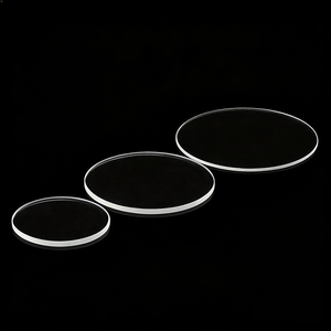 Plaque de silice fondue résistante aux hautes températures, substrat en verre transparent pour applications optiques de laboratoire semi-conducteur - Product Image 3