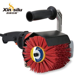 Tambour abrasif en fil de nylon |   Tête de <span class=keywords><strong>brosse</strong></span> en sisal pour ébavurage du bois, tambour de ponçage et de polissage pour la restauration des graines de bois - Product Image 4