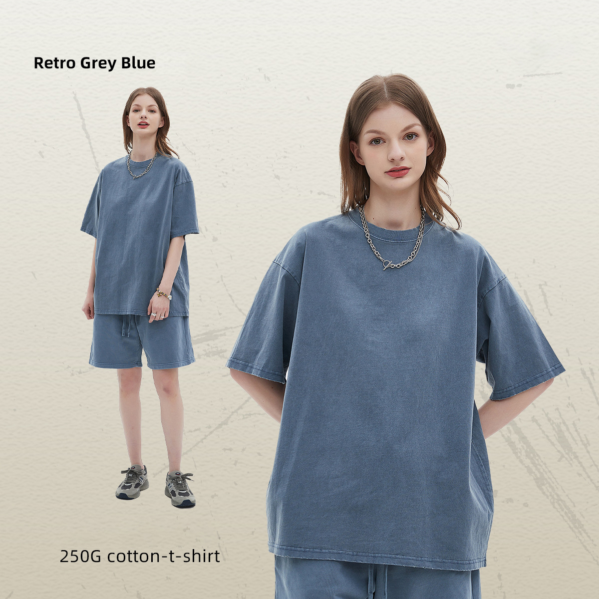 Gris Azul Retro
