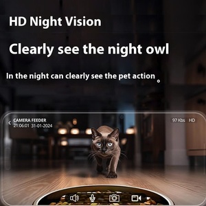 Tuya vật nuôi thông minh trung chuyển 2L 4L Wifi ứng dụng máy ảnh 5V USB mèo thực phẩm quả 1080p Video cắm trại vật nuôi trung chuyển tự động - Product Image 4