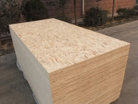 Panneau OSB 3 Jiamujia, peint en vert brillant et noir, 12 mm, imperméable, pour meubles, 1830x2440 mm, fini