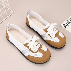 Zapatillas Deportivas Retro de Mujer para Primavera/Verano, de Malla Textil Sólida, Cómodas, Versátiles, para Entrenamiento, en Oferta - Product Image 2