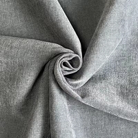Tissu Chenille 100D en Tricot 100% Polyester, Résistant aux Déchirures et à l'Abrasion, Léger, pour Revêtement de Canapé, Jacquard Uni