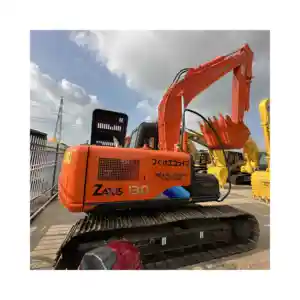 Dijual peralatan konstruksi Jepang buatan Jepang 13 ton hitachi zx130 ekskavator, 130 zaxis bekas