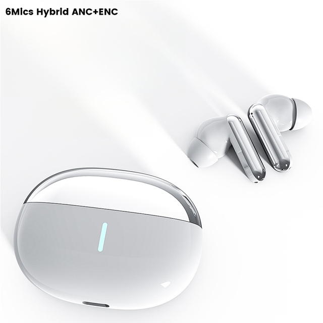 ANC Noise Canceling True Wireless Open Sports TWS  Earbuds with Smart Deep Bass for Gaming