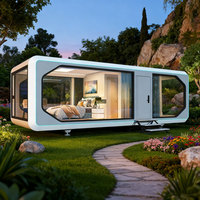 Venta Directa de Fábrica: Casa Cápsula Ecológica Modular, Prefabricada, Transpirable, con Estructura de Acero Galvanizado para Exteriores, Hotel Móvil