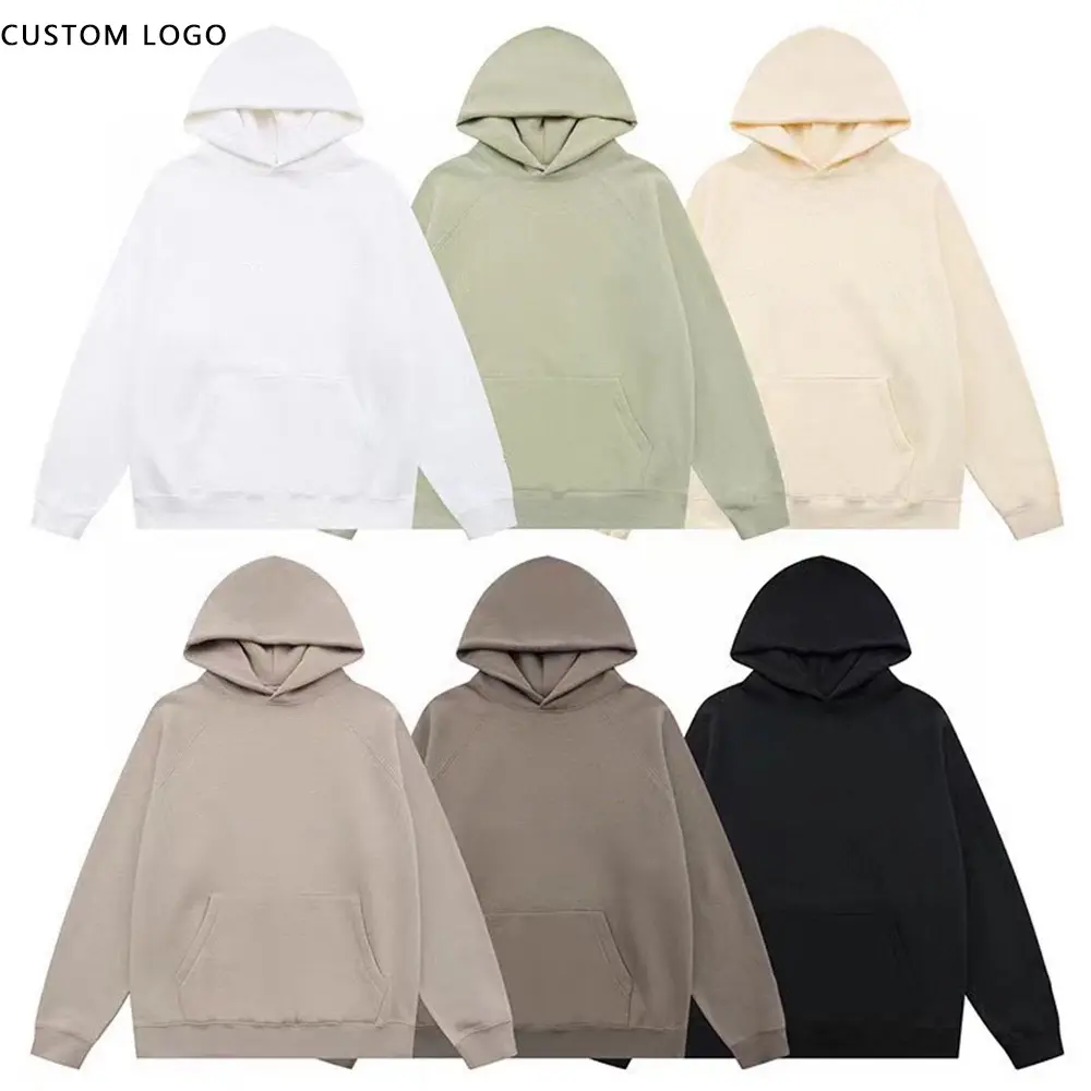 streetwear designer gym hooded pullover sweatshirt bulk french terry heavy cotton oversized unisex custom men's hoody hoodies