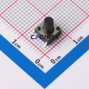 TS-1102S26085 Tactile Switch Switch Single Pole Single Throw Round Button 2.6N 8.5mm - Product Image 1