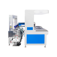 Nieuwe commerciële automatische 4-kleuren dubbelstation visuele fruit- en melkdessertdecoratiemachine voor het maken van chocolade snoepjes