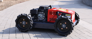 Petite <span class=keywords><strong>tondeuse</strong></span> à gazon télécommandée à quatre temps avec moteur à essence et certification CE - Product Image 6