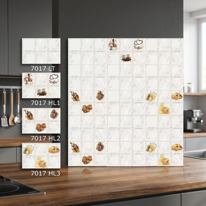 Azulejos de pared esmaltados de cerámica con patrón moderno de grado A, precio más bajo, 25x37,5 cm, acabado brillante, diseño de cocina, 10x15, rectificado, 250x375 - Product Image 4