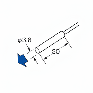 Para sensor de proximidad inductivo compacto cilíndrico Panasonic - Product Image 1