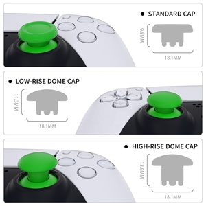 EXtremeRate - Palancas de Repuesto Intercambiables para los Controles de PS5 y PS4 - Product Image 4