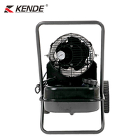 Chaudière thermique électrique industrielle portable KENDE, grand brûleur radiant à air au diesel pour chauffage d'espaces, avec réservoir