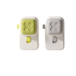 Tope de puerta de silicona de doble seguridad antipinzamiento a prueba de niños, sin perforación, autoadhesivo, protector de puerta, cuña para puerta - Product Image 1