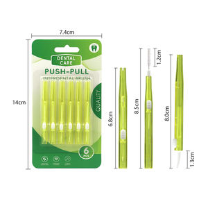 Pennelli interdentali con Design Push-pull con rimozione della placca della testina - Product Image 6