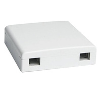 Boîtier mural optique FTTH de type 86 pour intérieur, prise d'abonné optique, mini-plaque frontale