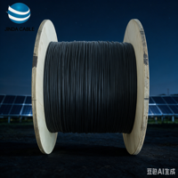 Kabel Tembaga Berlapis Timah H1Z2Z2-K Kabel H1Z2Z2-K 0.6/1kv Bersertifikasi TUV untuk Tenaga Surya