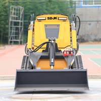 Chargeuse compacte sur chenilles SDJK haute performance, mini-chargeuse diesel pour travaux de terrassement et de construction