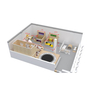 ชุดอุปกรณ์สนามเด็กเล่นในร่มดีไซน์ใหม่สำหรับพื้นที่เด็กในสวนสนุก - Product Image 3