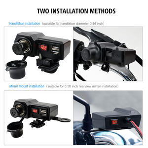Caricatore Mobile per moto caricabatterie per telefono <span class=keywords><strong>cellulare</strong></span> adattatore per doppio caricatore Usb per moto - Product Image 3