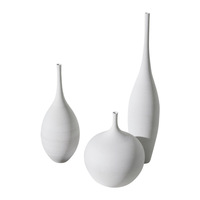 Vase à fleurs en céramique blanc et noir, style minimaliste tendance, pour arrangement hydroponique, décoration de café et table de restaurant