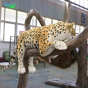 GECAI Modèles de simulation animatroniques grandeur nature de léopard, animaux animatroniques pour zoo, modèle de <span class=keywords><strong>jaguar</strong></span> - Product Image 5
