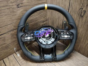 Volant entièrement en cuir pour <span class=keywords><strong>Mercedes</strong></span>-Benz AMG (compatible avec les modèles : <span class=keywords><strong>S223</strong></span>, C206, 232, E213, W223, W222, W211, W206) - Product Image 6