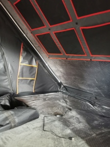 Carpa de Techo para 3-4 Personas, Impermeable, de Aluminio, Triangular, Rígida, para Autos 4x4 - Product Image 5