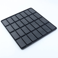 Plateau en plastique thermoformé noir OEM pour la manutention de pièces personnalisées
