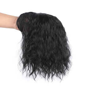 Perruque longue en cheveux humains Remy avec base en dentelle française, sans colle, dentelle transparente, couleur mixte, densité 250%, ondulations aquatiques, tresses bohèmes - Product Image 6