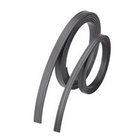 Bande magnétique en caoutchouc flexible pour porte de douche, fenêtre, réfrigérateur, distributeur d'eau, bande d'étanchéité magnétique, bande en matériau magnétique souple