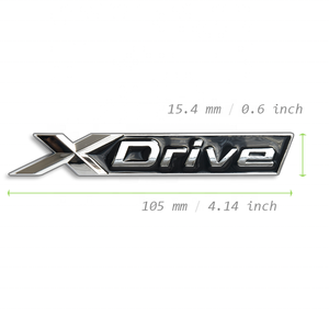 Accesorios para automóviles ABS plástico cromado nuevo X Drive <span class=keywords><strong>insignia</strong></span> emblema para <span class=keywords><strong>BMW</strong></span> X series X1 X3 X5 X7 pegatinas de decoración de coche - Product Image 5