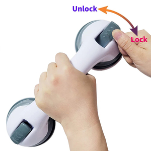 Vente en gros 1 pièce Poignée de sécurité pour salle de bain à ventouse puissante, main courante d'appui pour la sécurité des personnes âgées, barre d'appui pour la douche - Product Image 6