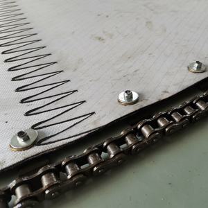 90 derece yeşil Pvc kavisli konveyör bant - Product Image 5