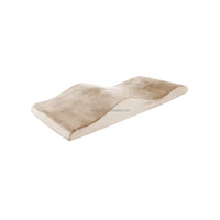 Matelas de lit pour les cils de beauté pour salon de coiffure et salon de barbier, mousse à mémoire de forme hautement élastique et bois, mobilier de salon de massage
