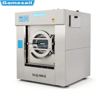 Laveuse-essoreuse industrielle XGQ-50FII en acier inoxydable, équipement de blanchisserie commercial pour hôtels et hôpitaux