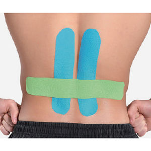 Bande de kinésiologie élastique auto-adhésive imperméable pour la physiothérapie médicale - 95% coton, 5% élasthanne - Réduit les tensions musculaires - Product Image 4