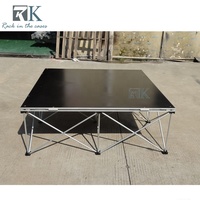 Plateforme de Scène Intelligente 1m*1m, Installation Facile, Estrade Mobile en Aluminium