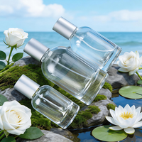 Flacon de parfum miniature en verre de 50 ml avec emballage, vaporisateur pour femmes et hommes, bouchon à visser
