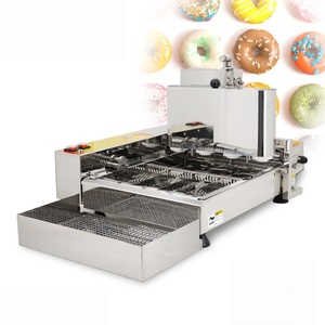 Commercial Electric Stainless Steel Automatic Doughnut Frying <b>Machine</b> High Productivity Portable 4 <b>Rows</b> Mini Bakeries - Product Image 5
