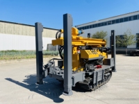 Foreuse pneumatique de 180 m pour forage minier, machine de forage de puits d'eau jusqu'à 200 m de profondeur