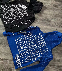 Sweat à capuche vintage de luxe à la française Streetwear surdimensionné avec motif imprimé numérique à capuche graphique - Product Image 5