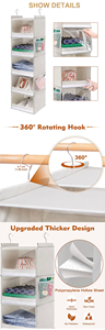 High Quality Low Factory Price Handbag & <b>Shoe</b> Lift Storage Rack for <b>Wardrobe</b> Classic Style Clothing Organizer Flexible Design - Product Image 6