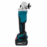 Meuleuse d'angle industrielle sans fil 21V à moteur brushless 6500 tr/min 125mm robuste pour la découpe et le façonnage de tuyaux en métal