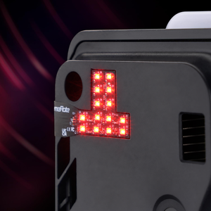 EXtremRate Custom Upgrade Kit 7 Colors 40 Effects RGB <b>Illuminated</b> Logo LED Kit for PS5 Slim/Pro Disc & Digital Console - Product Image 1