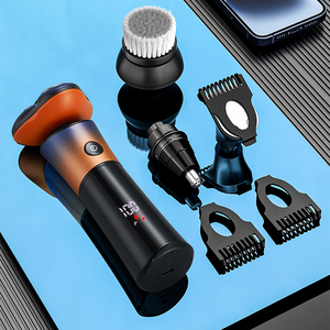 Afeitadora Eléctrica 3D para Hombre, Recargable, Inalámbrica, Recortadora de Barba y Vello Corporal, Triple Cabezal, Impermeable, para Uso Doméstico - Product Image 5